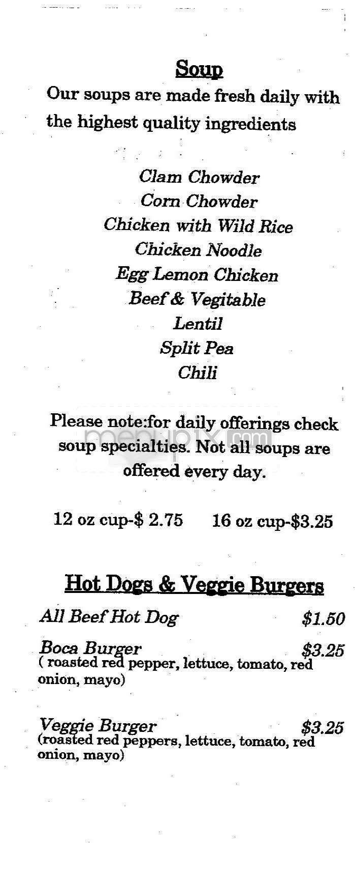 Greenhouse Cafe - Citrus Heights, CA menu_pic