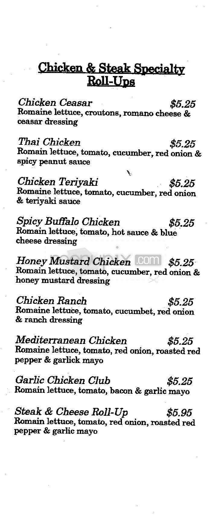 Greenhouse Cafe - Citrus Heights, CA menu_pic