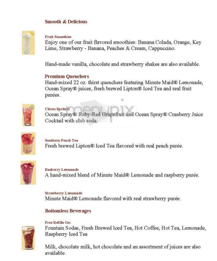 The Ground Round - Cambridge, MA menu_pic