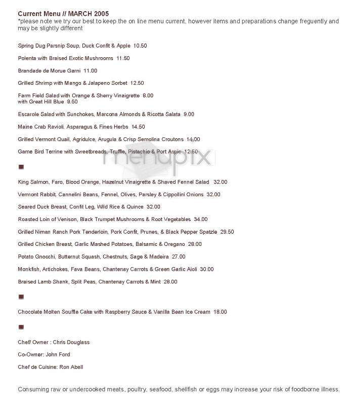 Icarus - Boston, MA menu_pic