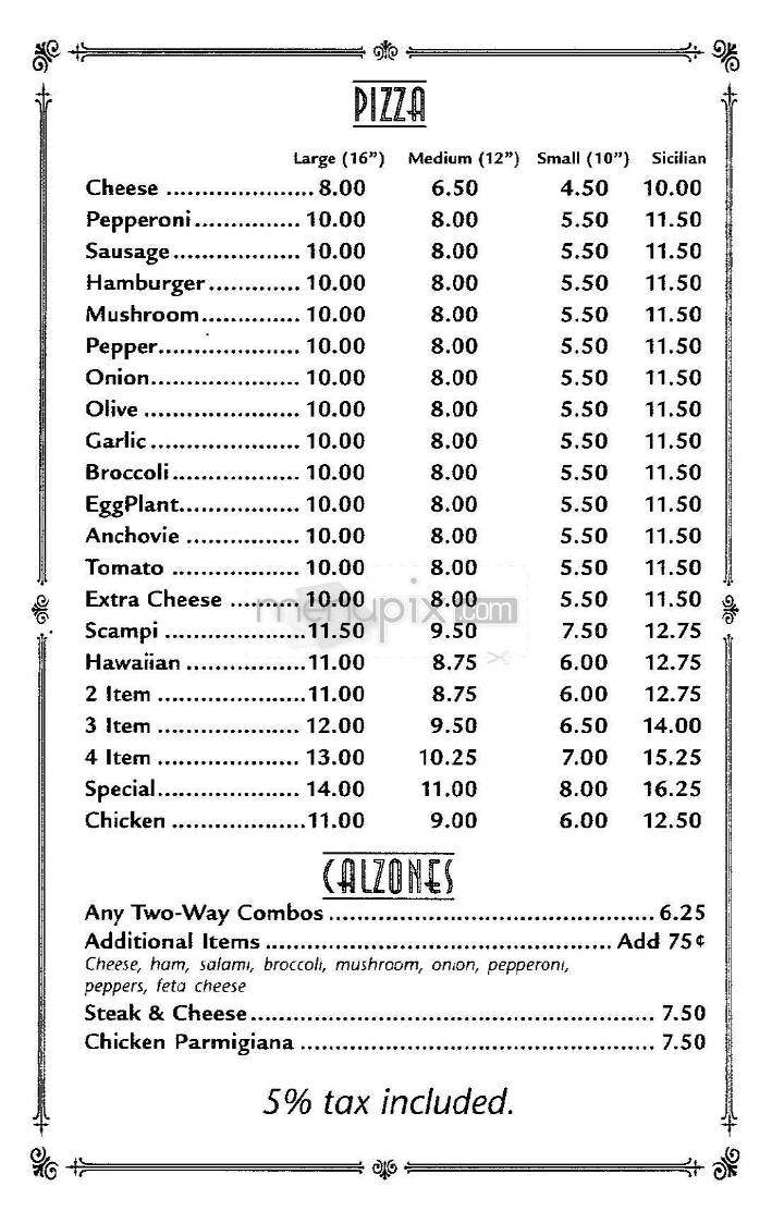 Imperial Pizza - Brighton, MA menu_pic
