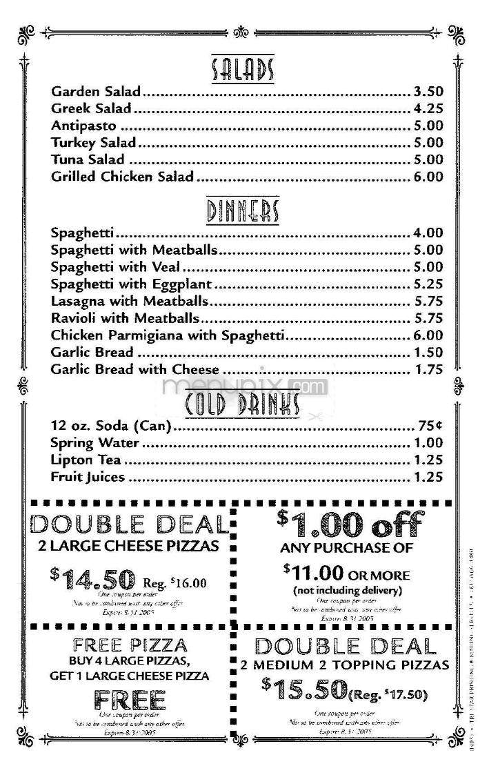 Imperial Pizza - Brighton, MA menu_pic