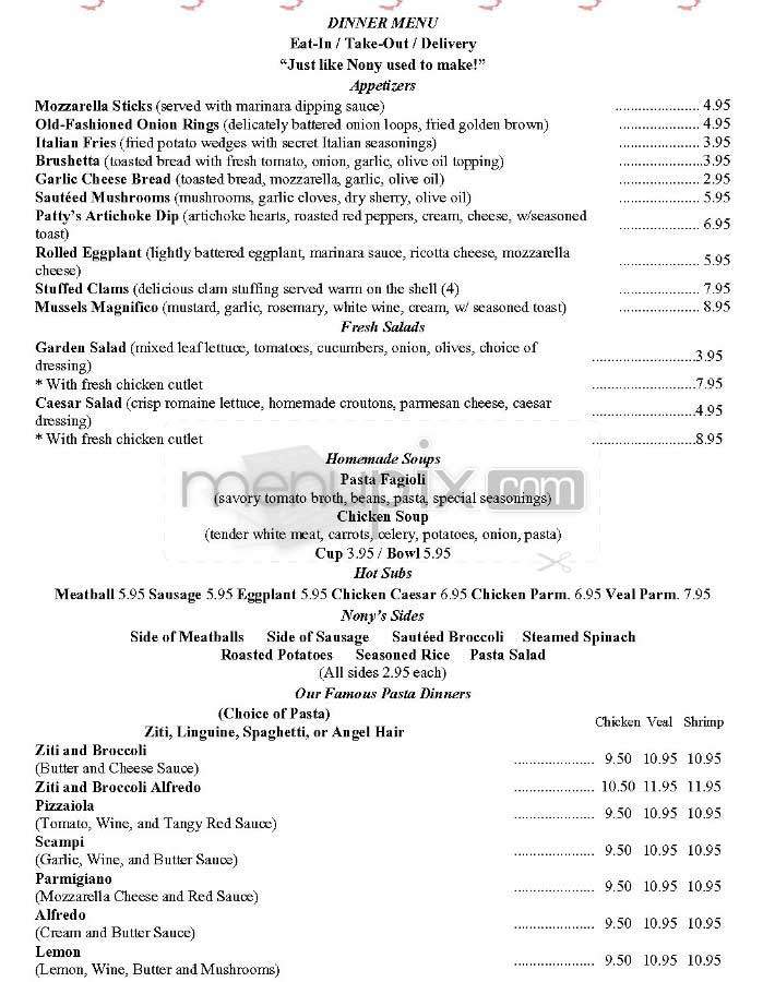 Italian Express - East Boston, MA menu_pic