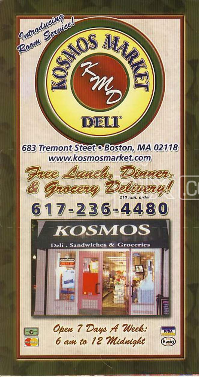 Kosmos Market Deli - Boston, MA menu_pic