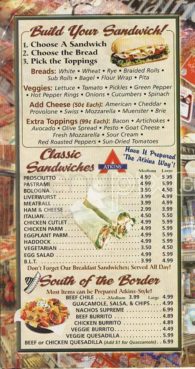 Kosmos Market Deli - Boston, MA menu_pic
