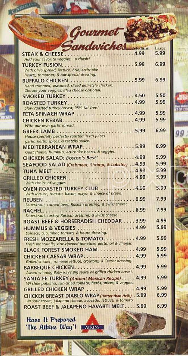 Kosmos Market Deli - Boston, MA menu_pic