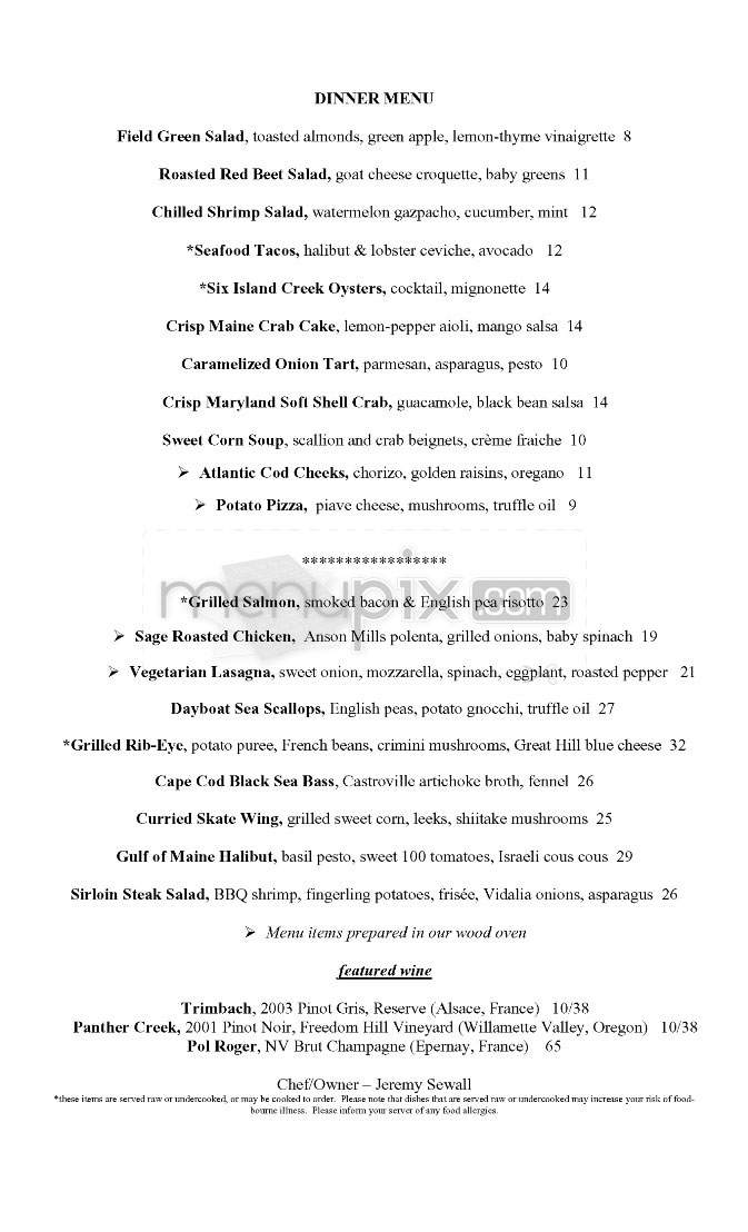 Lineage - Brookline, MA menu_pic
