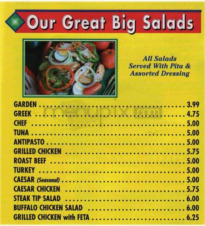 Little Pizza King - Brighton, MA menu_pic