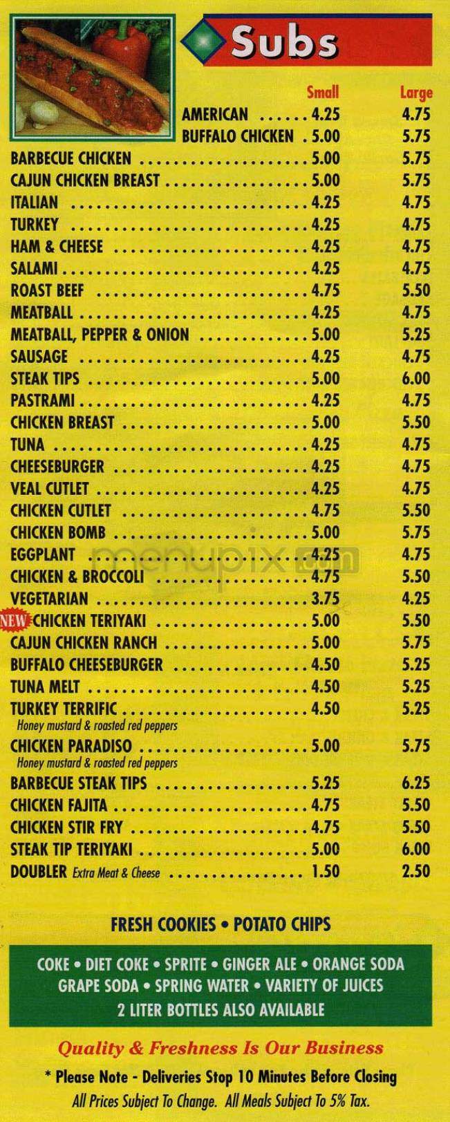 Little Pizza King - Brighton, MA menu_pic