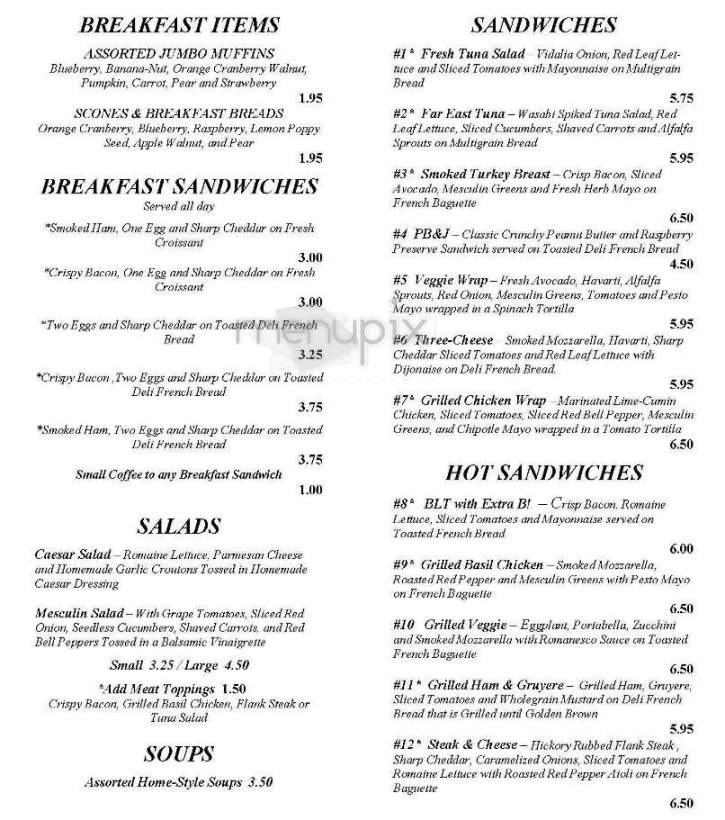 The Little Window - Boston, MA menu_pic