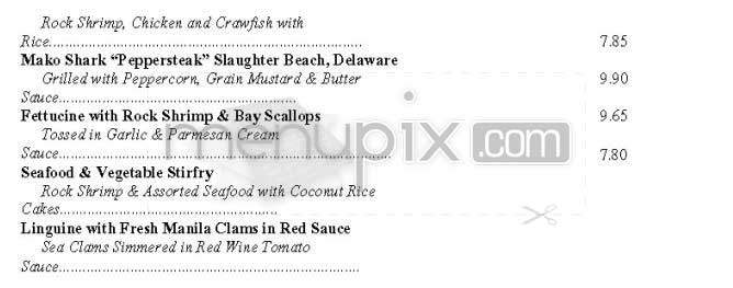 McCormick & Schmick's - Boston, MA menu_pic