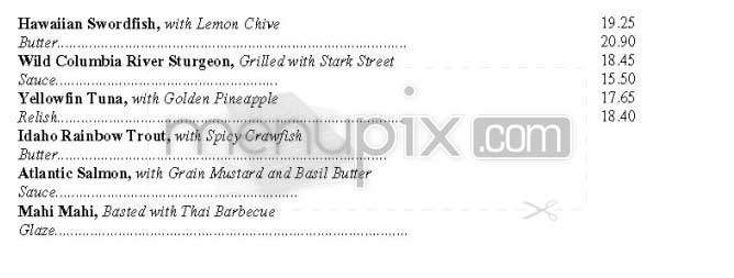 McCormick & Schmick's - Boston, MA menu_pic