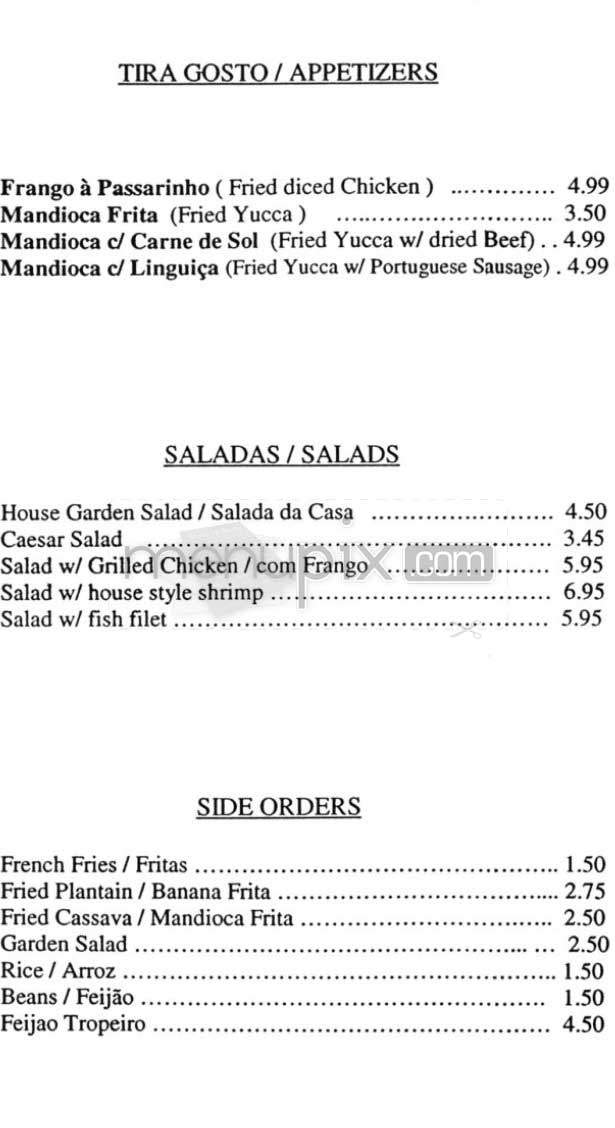 Muqueca - Cambridge, MA menu_pic
