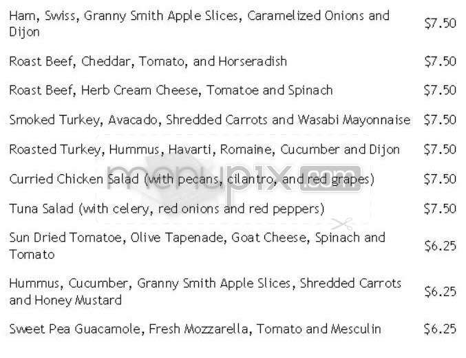 Nashoba Brook Bakery - Boston, MA menu_pic