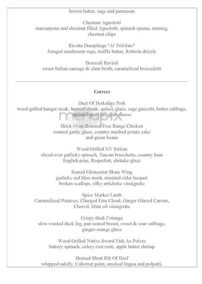 Olives - Orlando, FL menu_pic
