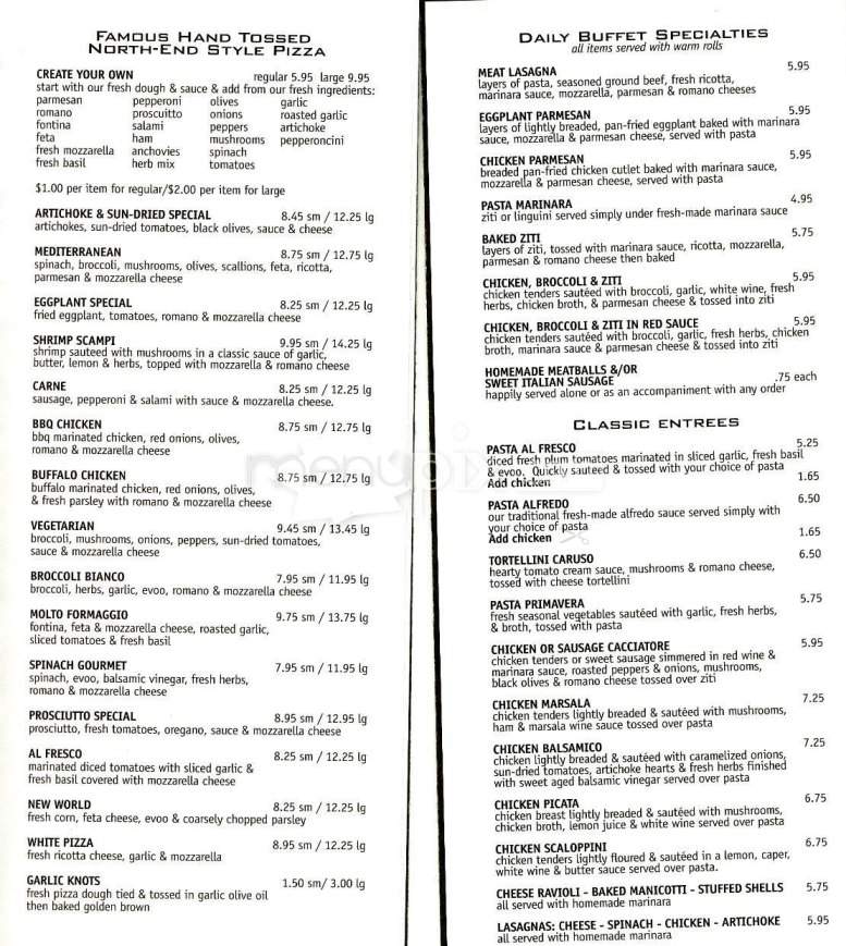 Pepperoncini's Italian Cafe - Boston, MA menu_pic