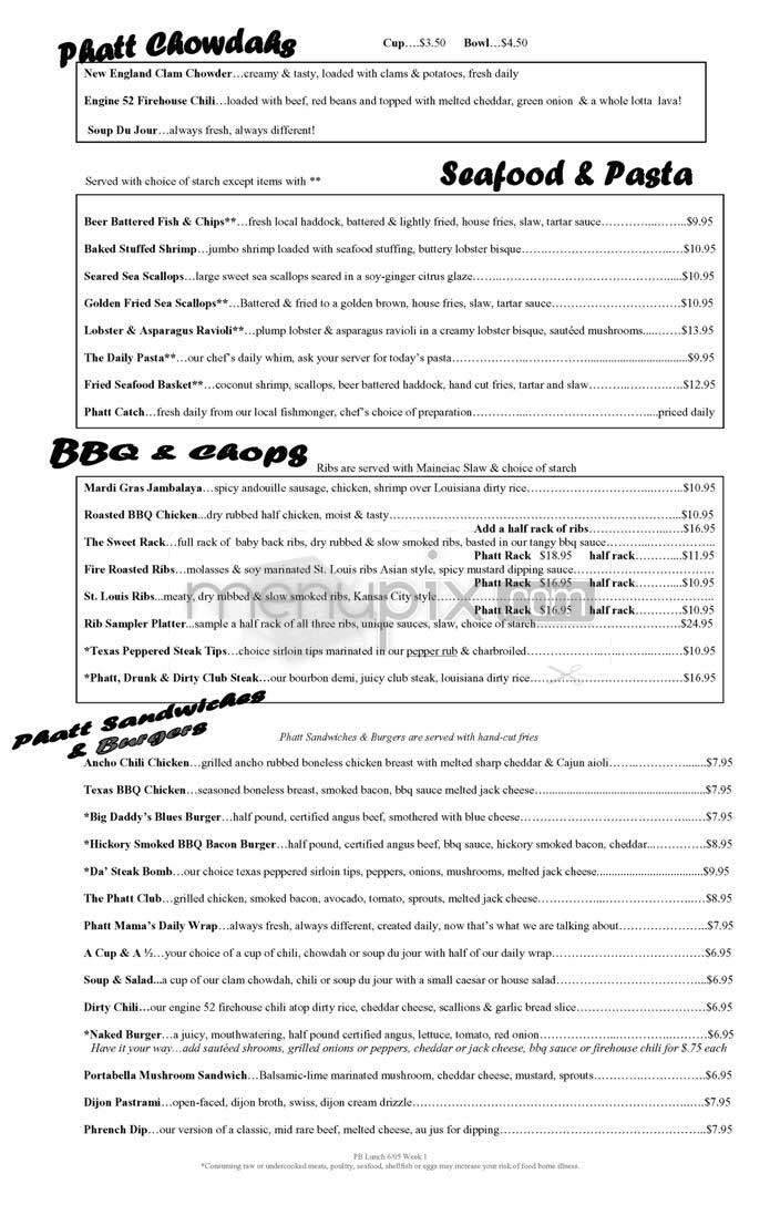 Phatt Boys - Cambridge, MA menu_pic