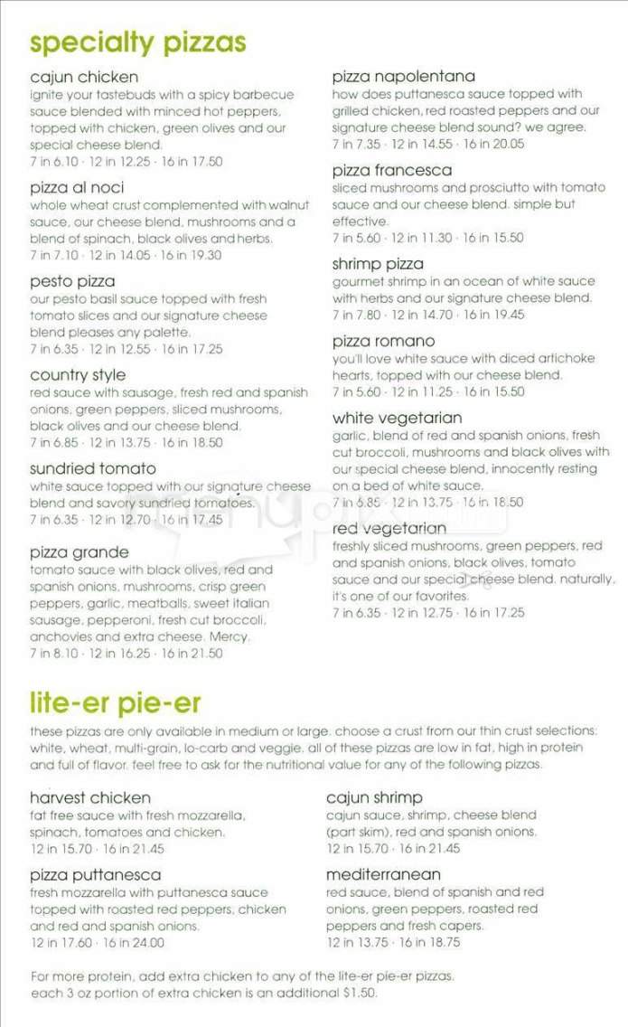 Pizza Pie-er - Boston, MA menu_pic
