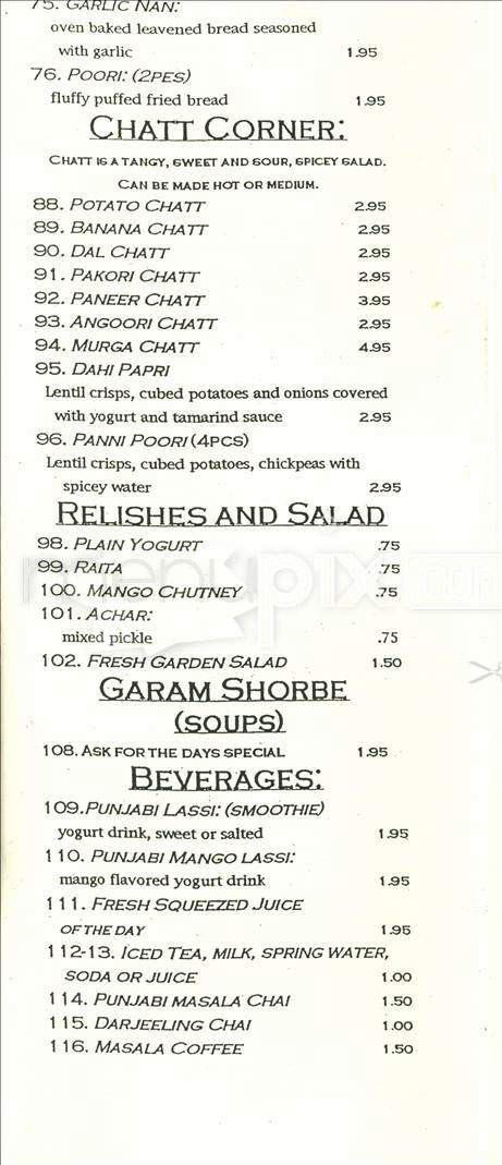 Punjabi Dhaba - Kingman, AZ menu_pic