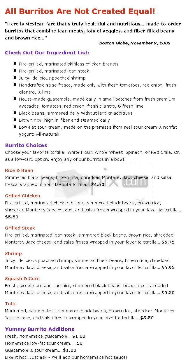 The Purple Cactus - Jamaica Plain, MA menu_pic