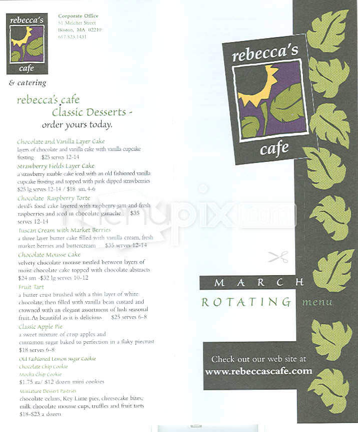 /842/Rebeccas-Cafe-Cambridge-MA - Cambridge, MA