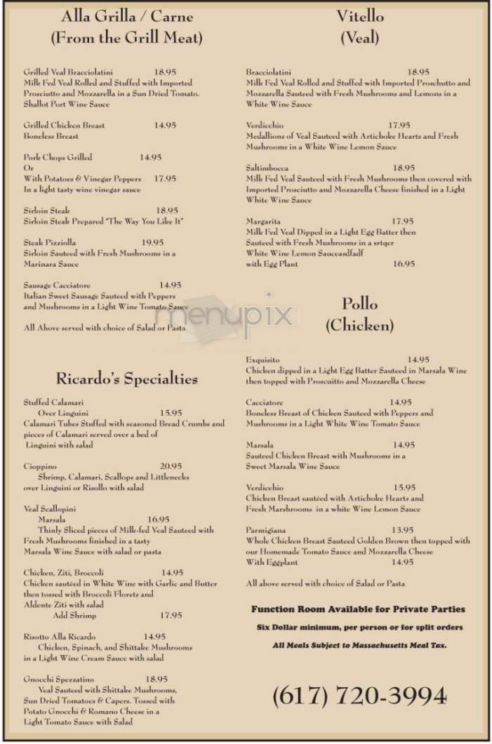 /857/Ricardos-Ristorante-Boston-MA - Boston, MA