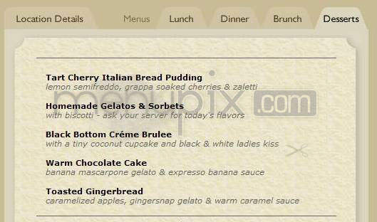 Rustic Kitchen - Boston, MA menu_pic