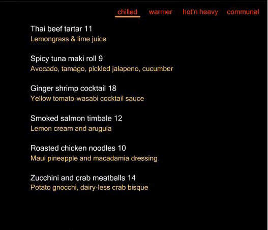 Saint - Boston, MA menu_pic
