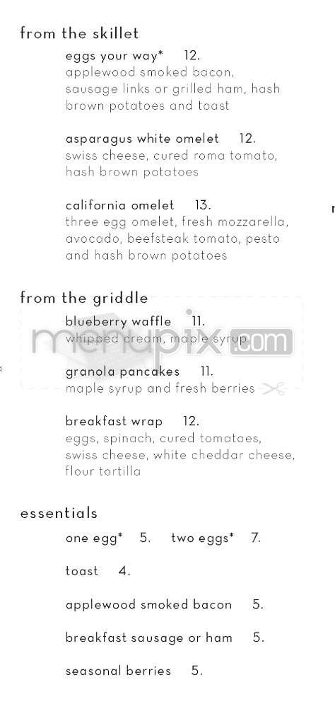 Sauciety (Boston Westin Waterfront) - Boston, MA menu_pic