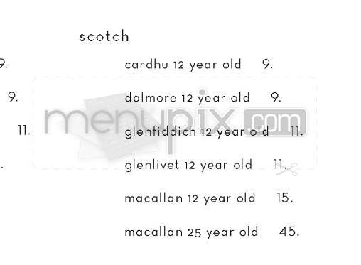 Sauciety (Boston Westin Waterfront) - Boston, MA menu_pic