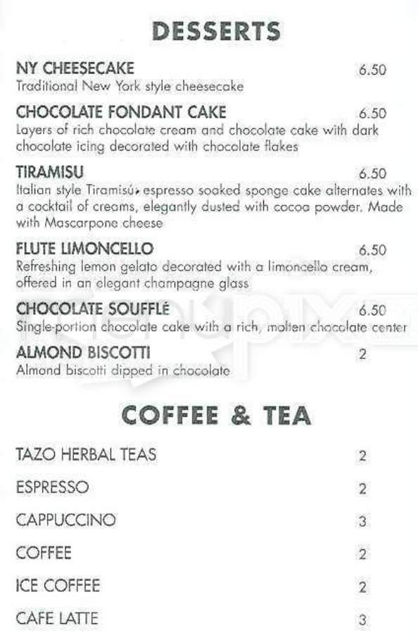 Scoozi Gourmet Pizza & Sandwich Bar - Boston, MA menu_pic