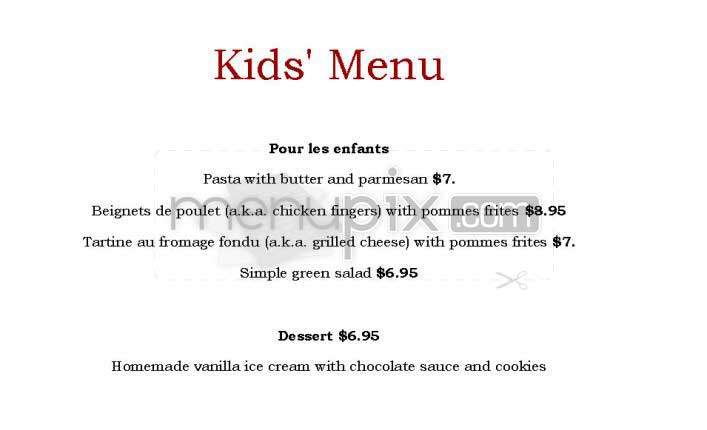 Sel De La Terre - Boston, MA menu_pic