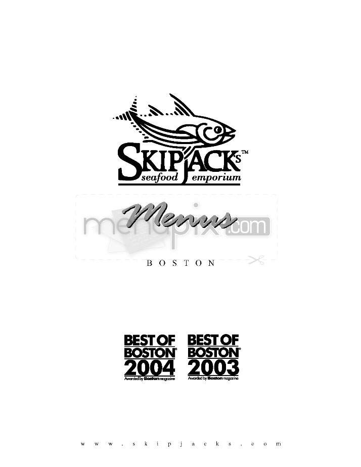 Skipjack's Seafood Emporium - Boston, MA menu_pic