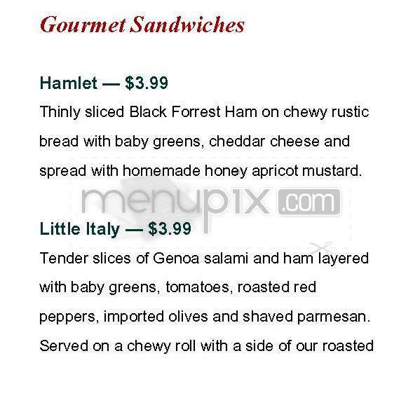 New England Soup Factory - Brookline, MA menu_pic