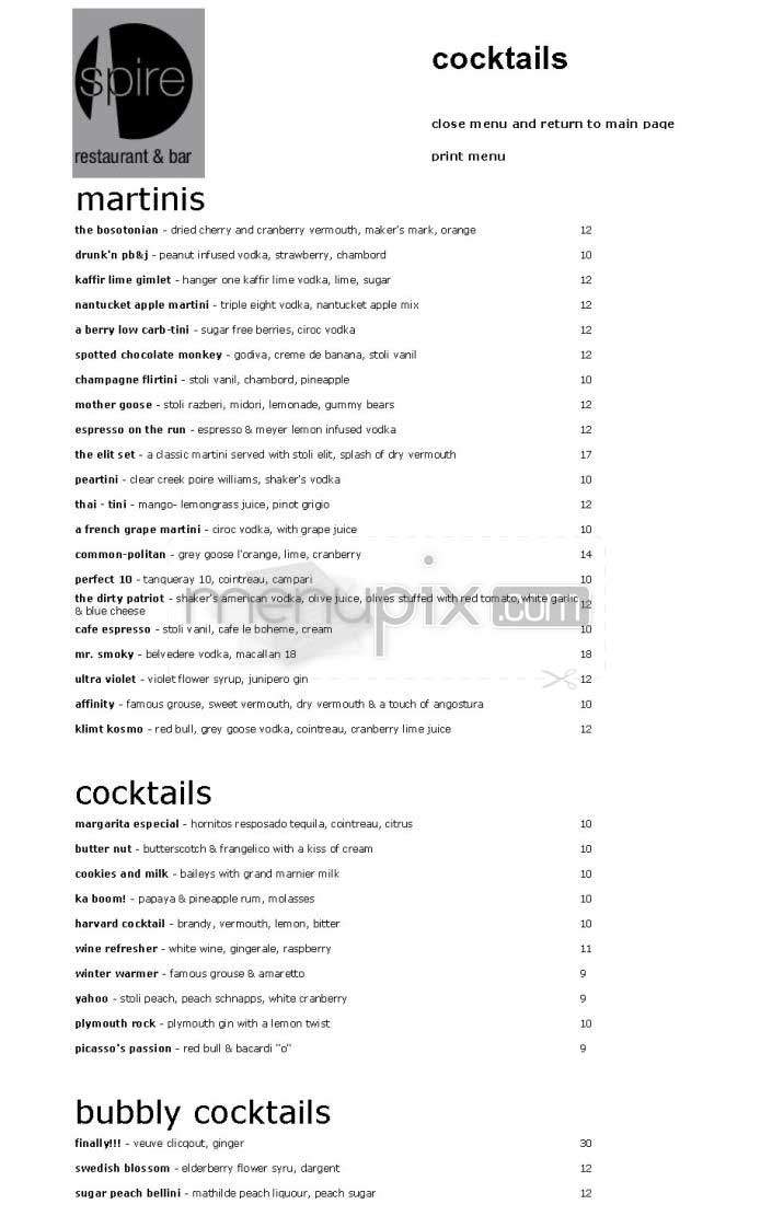 Ko Prime - Boston, MA menu_pic