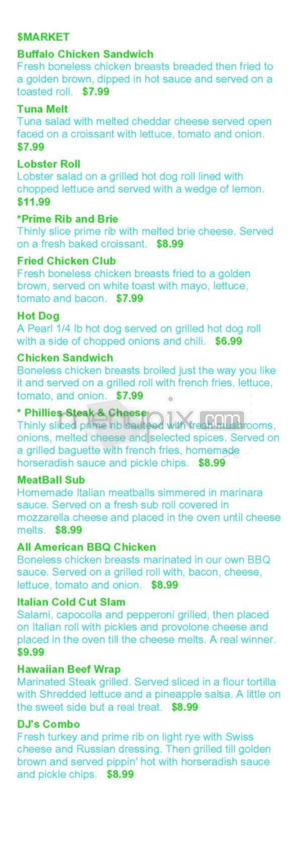 Sports Depot - Allston, MA menu_pic