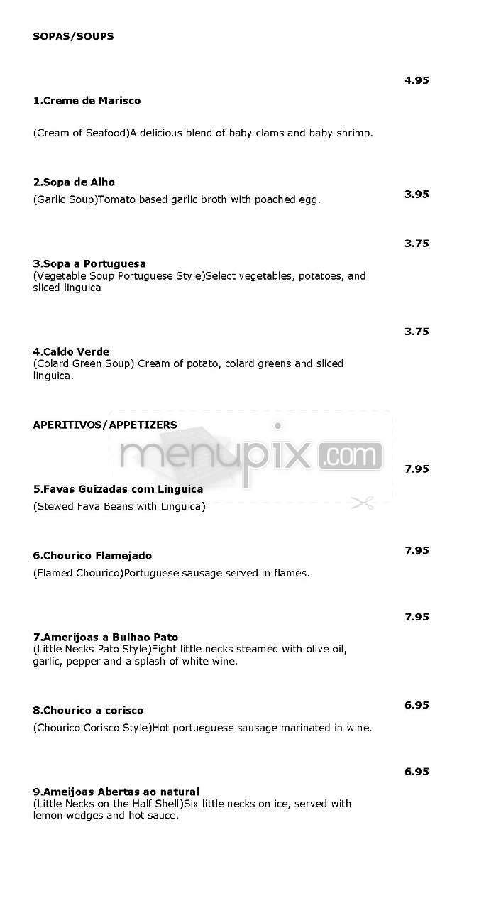 Sunset Cafe - Cambridge, MA menu_pic