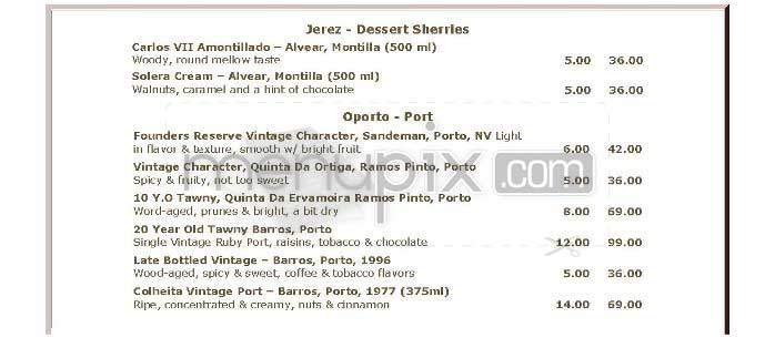 Tapeo - Boston, MA menu_pic