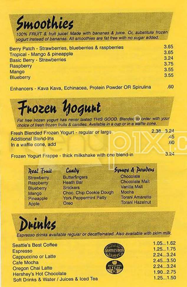 Temptations Cafe - Brookline, MA menu_pic