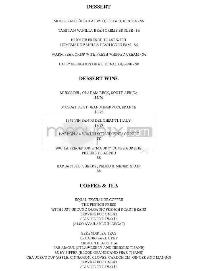 Ten Tables - Jamaica Plain, MA menu_pic