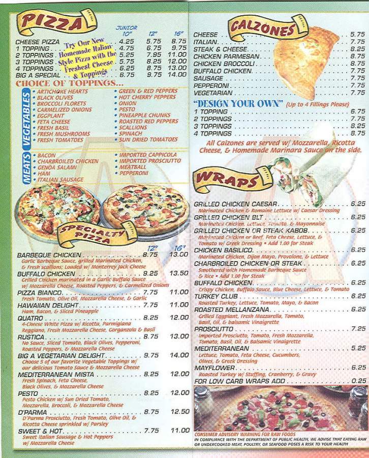 The Big A - Allston, MA menu_pic