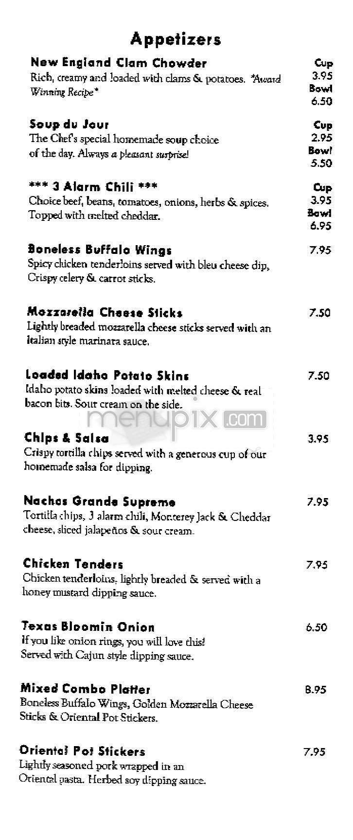 Three Cheers - Boston, MA menu_pic