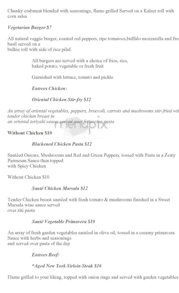 Times Irish Pub - Boston, MA menu_pic