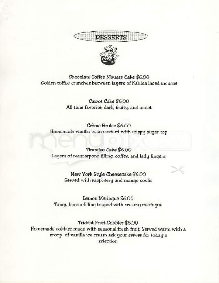 Trident Cafe - Boston, MA menu_pic