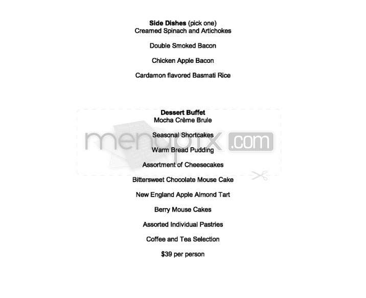 Turner Fisheries Restaurant and Bar - Boston, MA menu_pic
