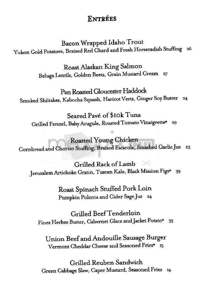 Union - Boston, MA menu_pic