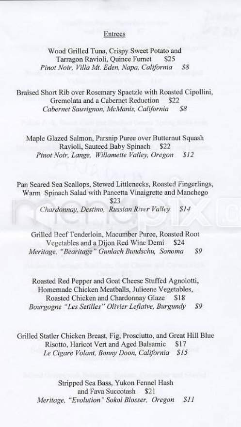 Vinalia - Boston, MA menu_pic