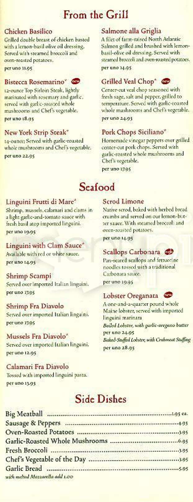 Vinny T's of Boston - Brookline, MA menu_pic
