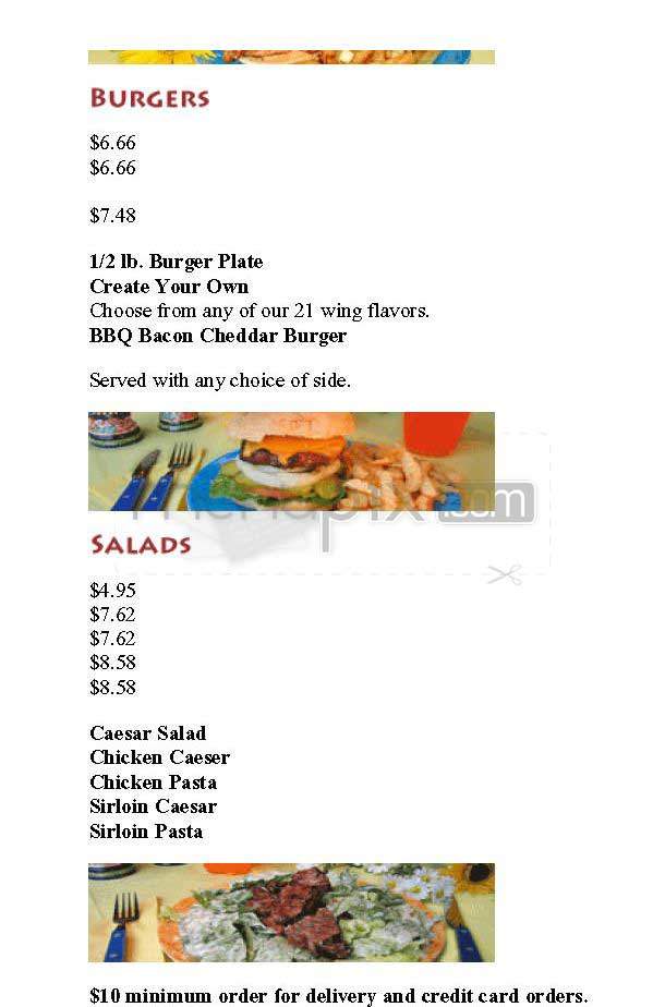 Wing It - Baltimore, MD menu_pic