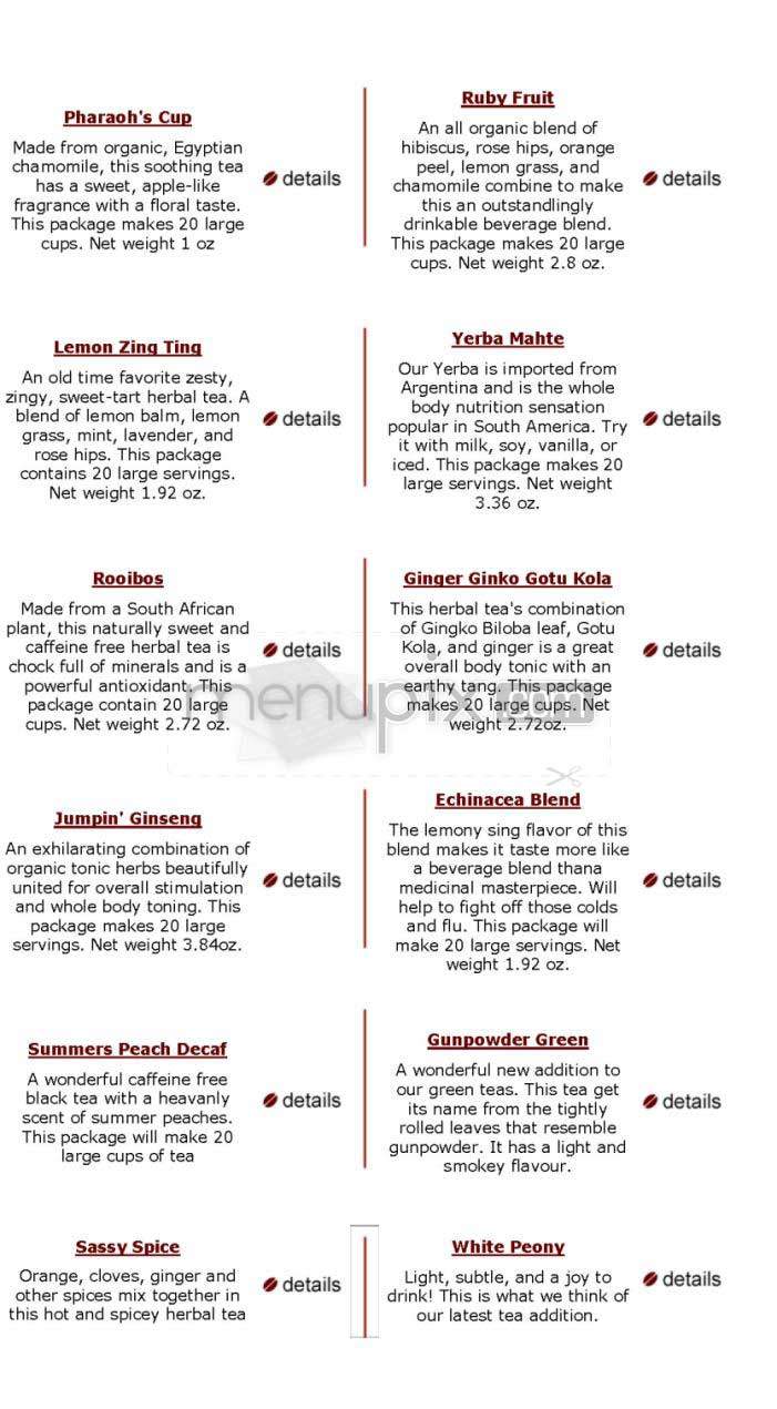 Espresso Royale - Champaign, IL menu_pic